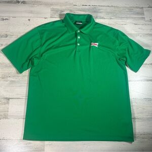 Nike Golf Men’s Sonic Performance Polo Shirt Green Size Large Fast Food